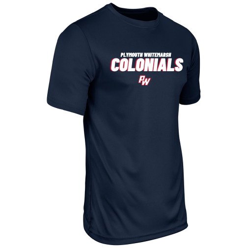 Colonials PW Navy Athletic T-Shirt