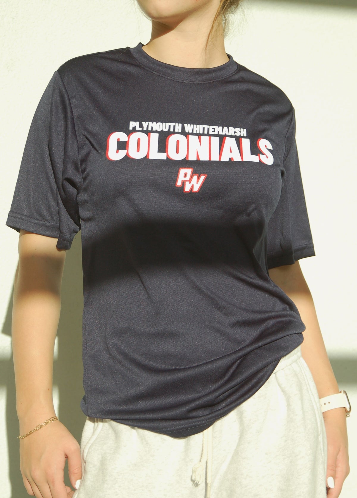 Colonials PW Navy Athletic T-Shirt