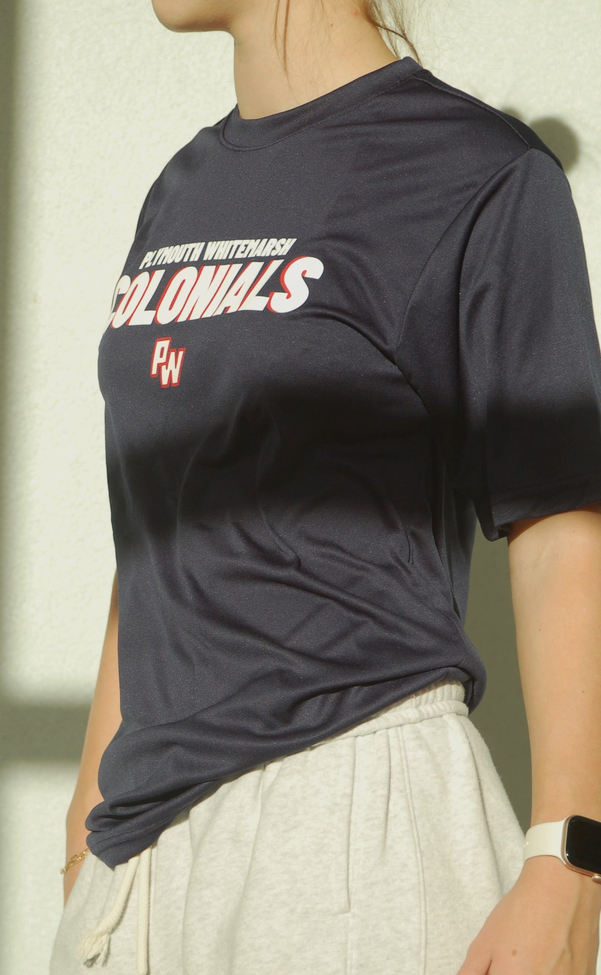 Colonials PW Navy Athletic T-Shirt