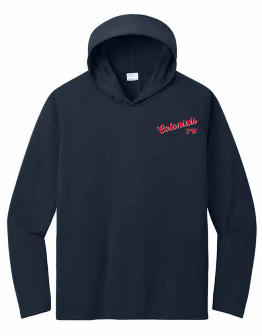 Navy Long Sleeve Performance Hoodie