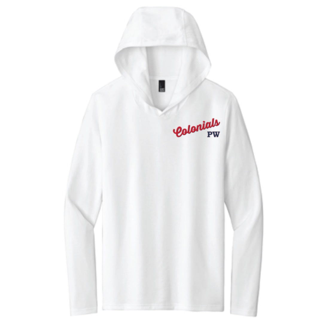 Colonials PW Long Sleeve Hoodie - White Frost