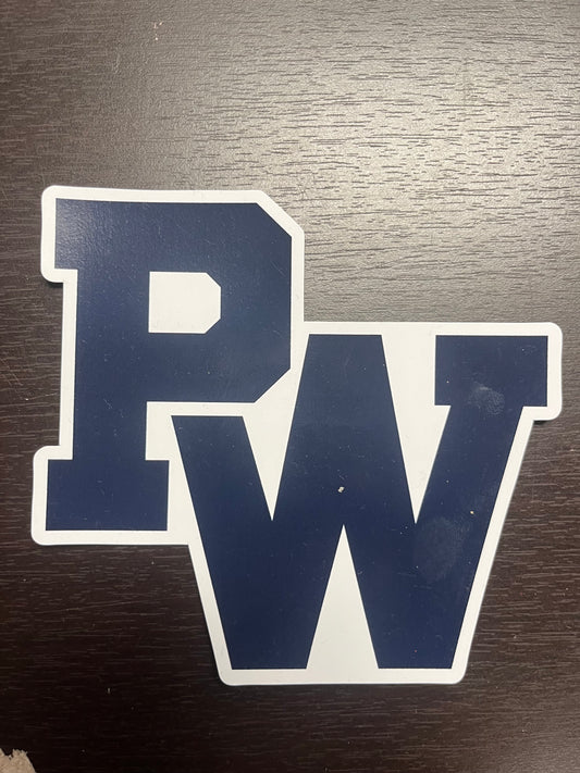 "PW" Car Magnet