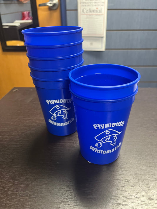 Plymouth Whitemarsh Blue Plastic Cups